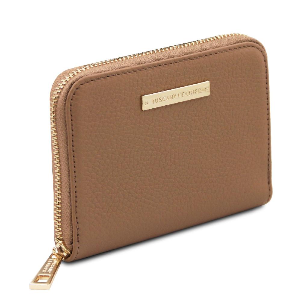 Tuscany Leather Esclusivo Portafogli in Pelle zip Around Promozione
