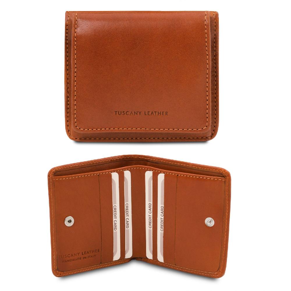 Tuscany Leather Esclusivo Portafogli in Pelle con Portamonete Negozi Online