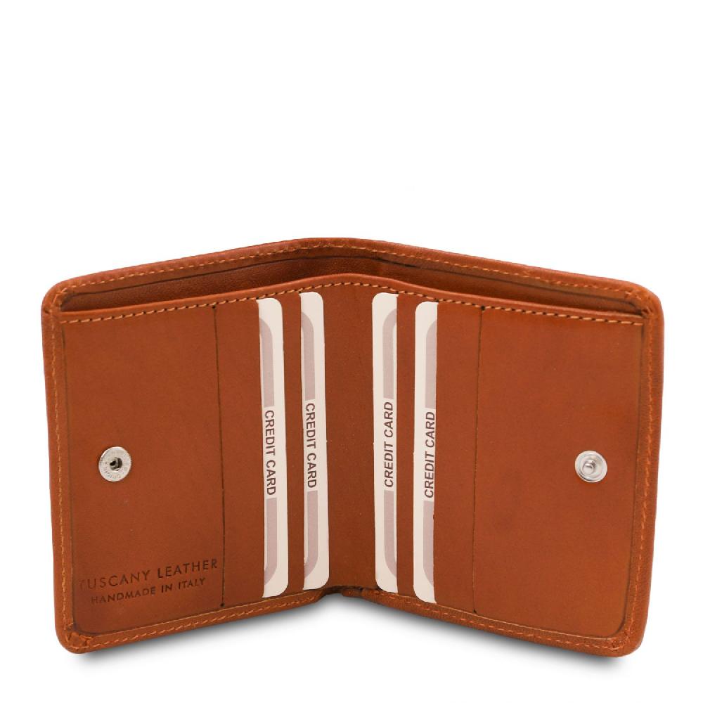 Tuscany Leather Esclusivo Portafogli in Pelle con Portamonete Negozi Online