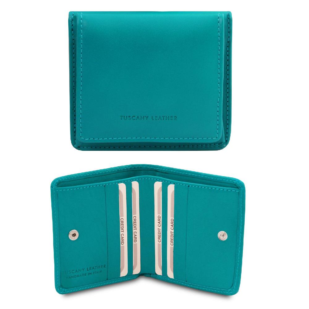 Tuscany Leather Esclusivo Portafogli in Pelle con Portamonete Consegna Veloce