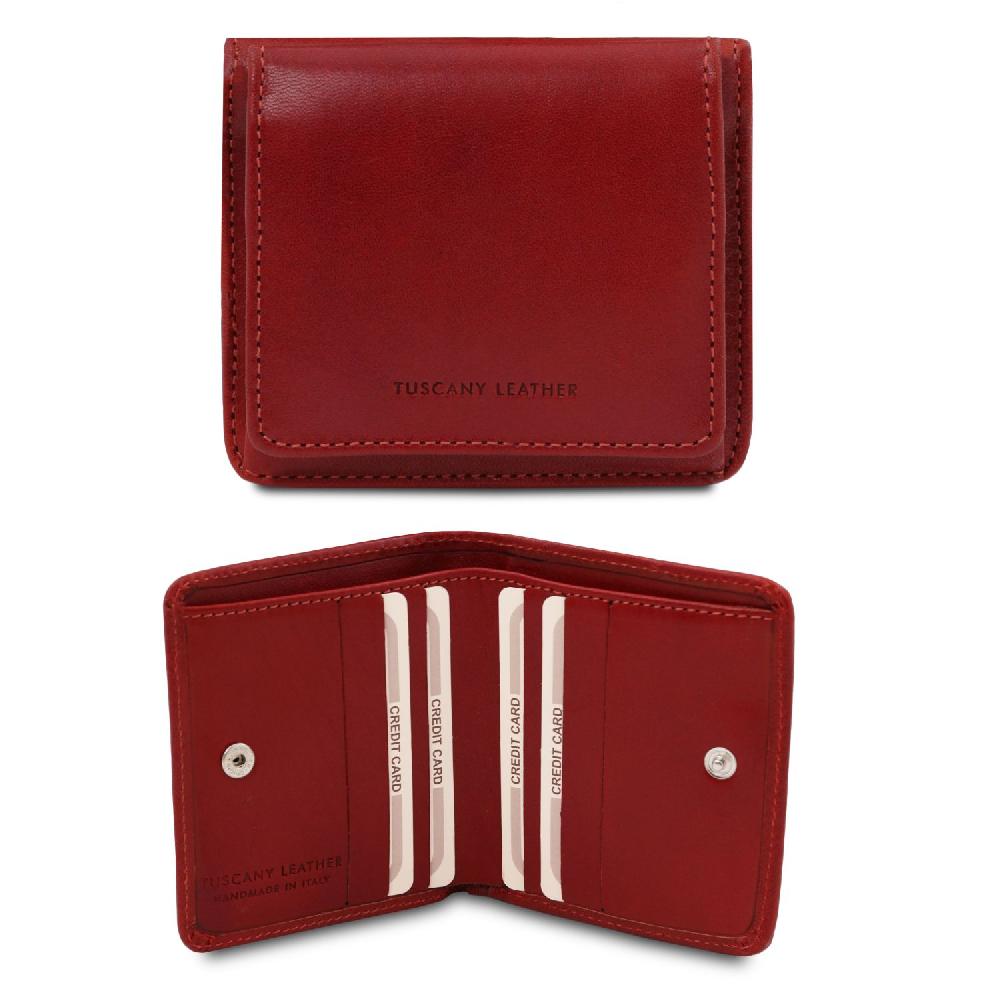 Tuscany Leather Esclusivo Portafogli in Pelle con Portamonete Promozione Limitata