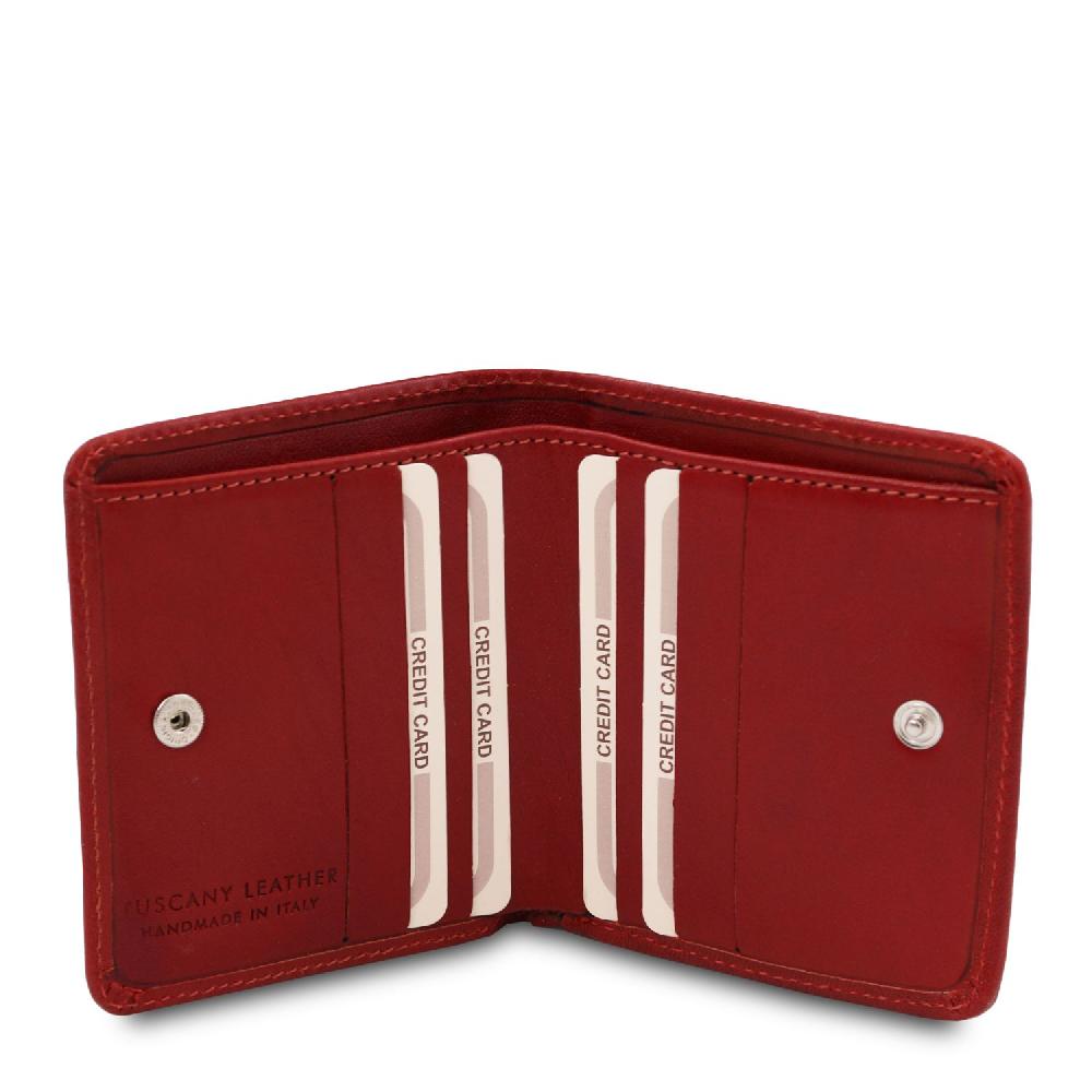 Tuscany Leather Esclusivo Portafogli in Pelle con Portamonete Promozione Limitata