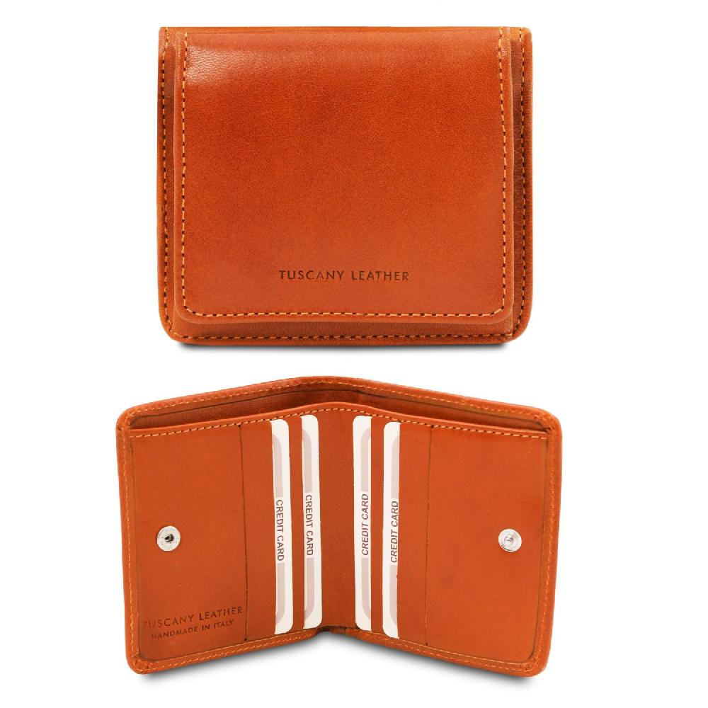 Tuscany Leather Esclusivo Portafogli in Pelle con Portamonete Fino Al -60%