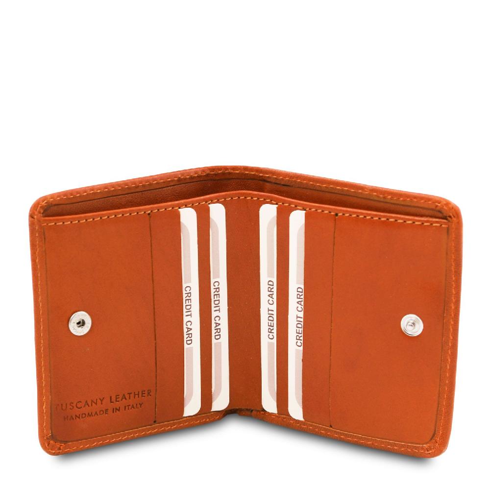 Tuscany Leather Esclusivo Portafogli in Pelle con Portamonete Fino Al -60%