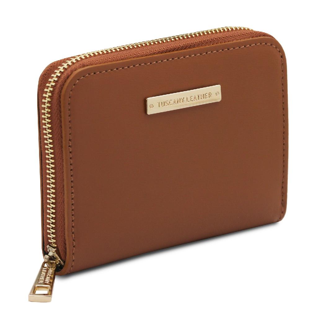 Tuscany Leather Esclusivo Portafogli in Pelle zip Around Sottocosto