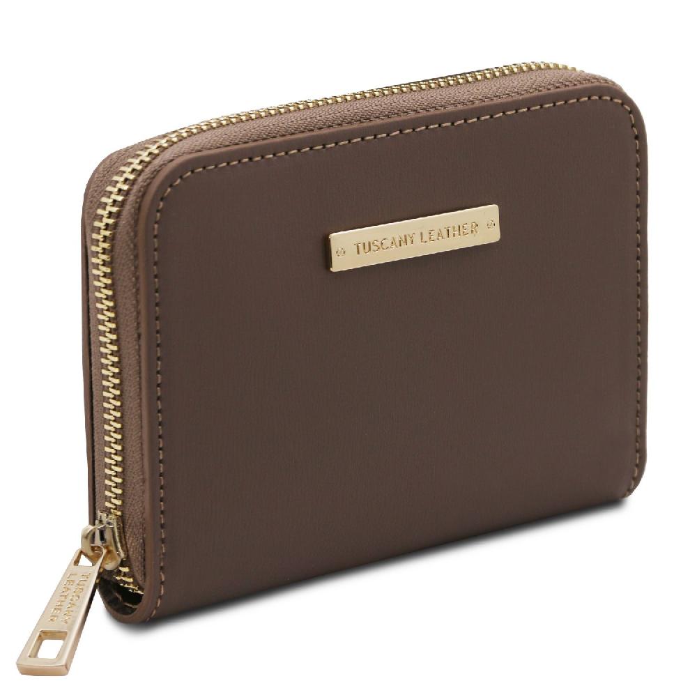 Tuscany Leather Esclusivo Portafogli in Pelle zip Around Convenienza