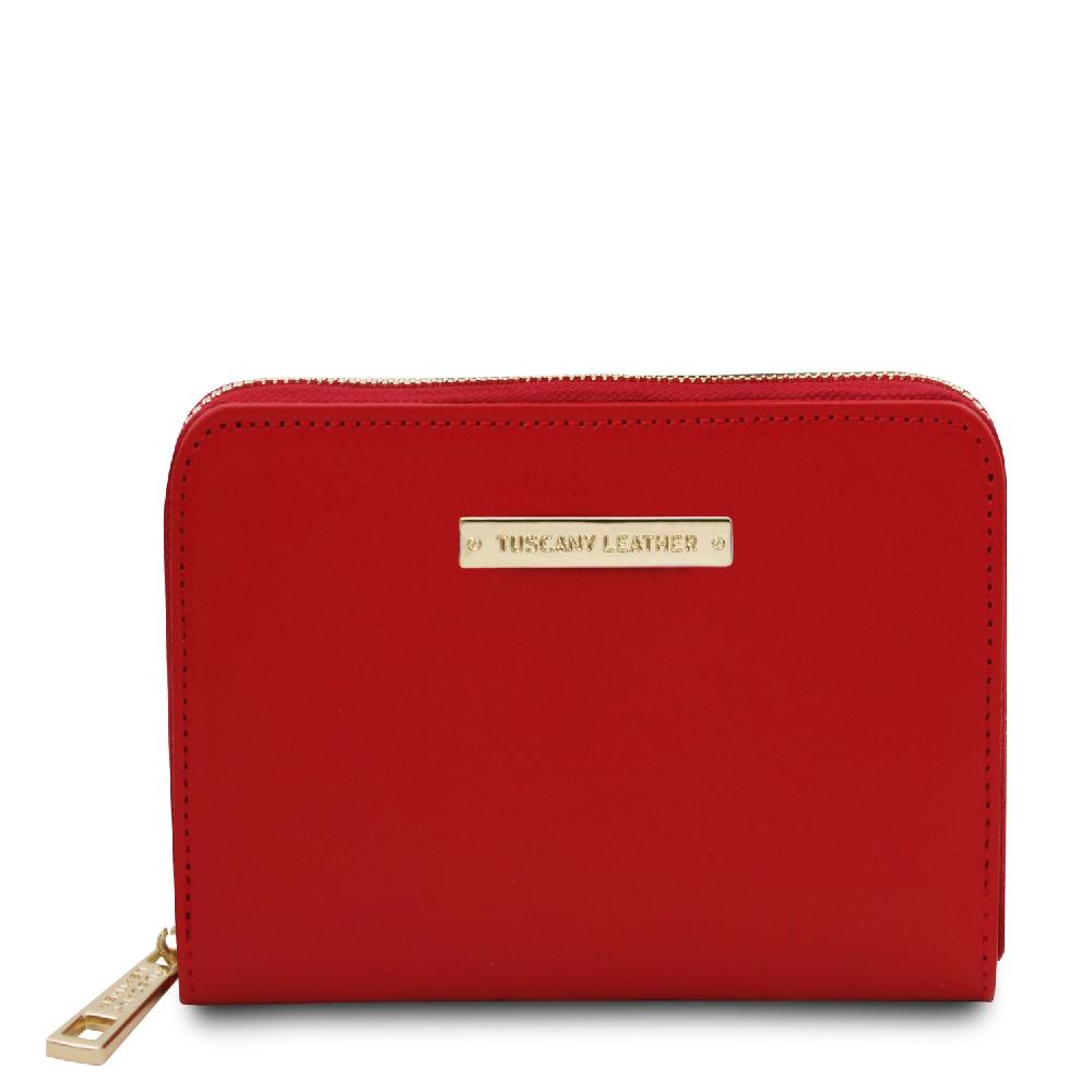 Tuscany Leather Esclusivo Portafogli in Pelle zip Around Presa