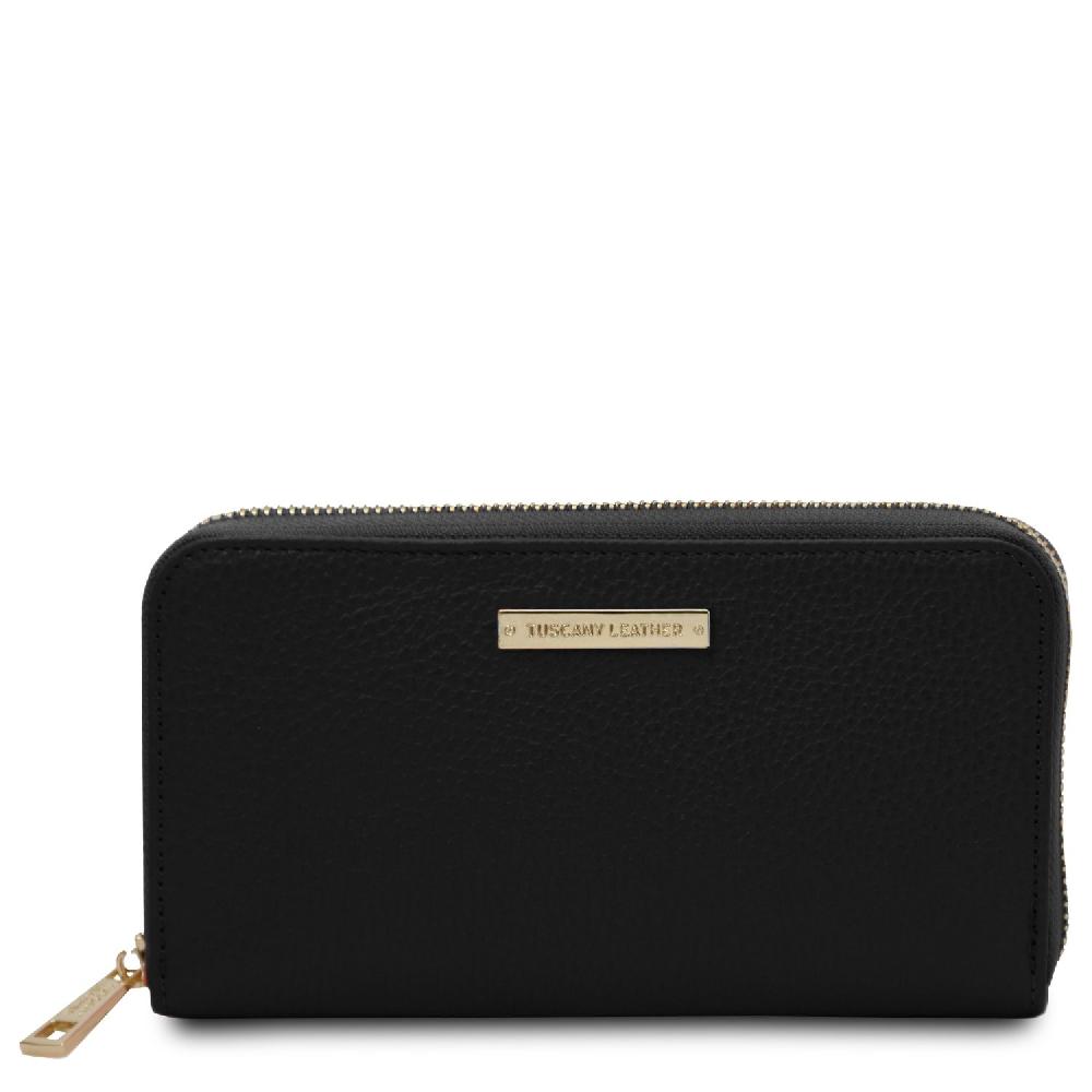 Tuscany Leather Esclusivo Portafogli in Pelle zip Around Sconto