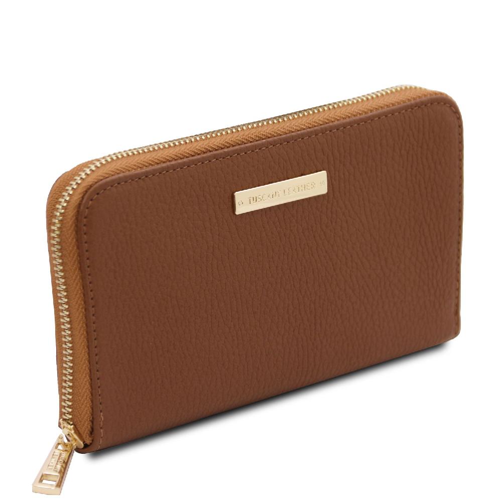 Tuscany Leather Esclusivo Portafogli in Pelle zip Around Offerta