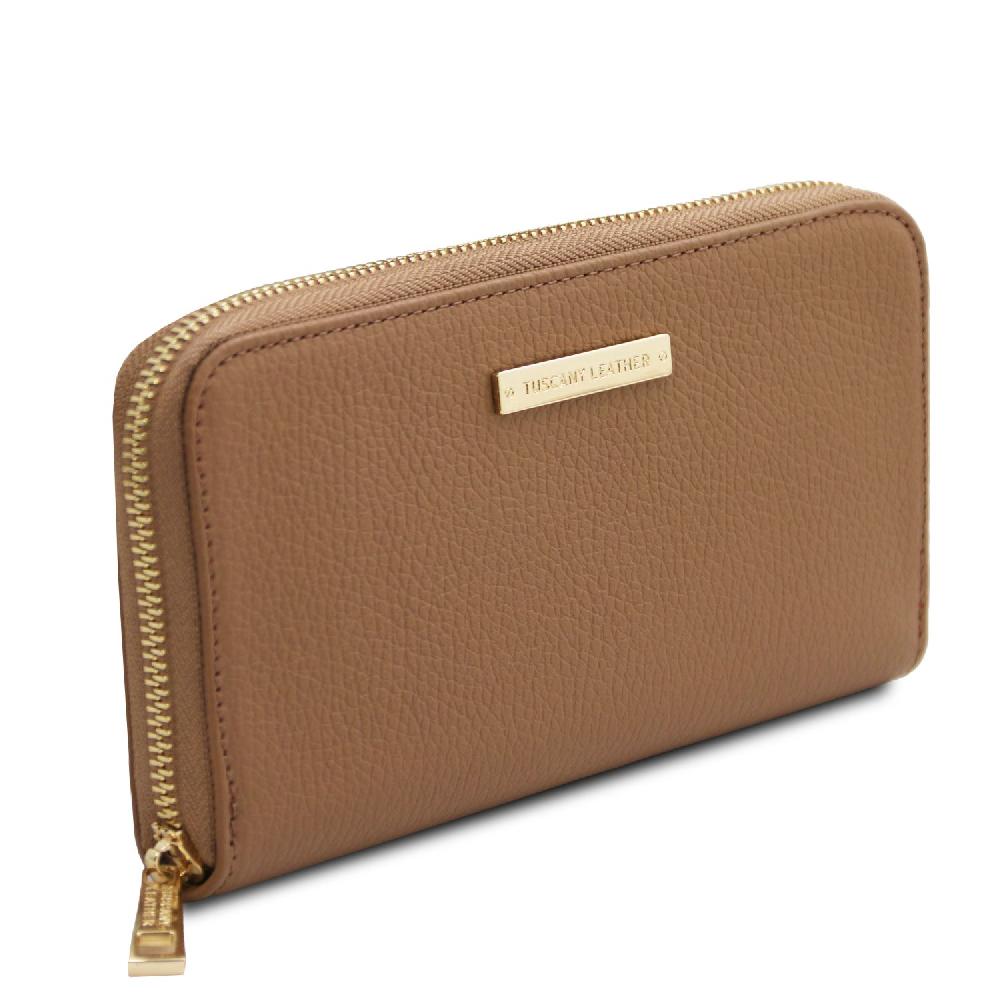 Tuscany Leather Esclusivo Portafogli in Pelle zip Around Economico