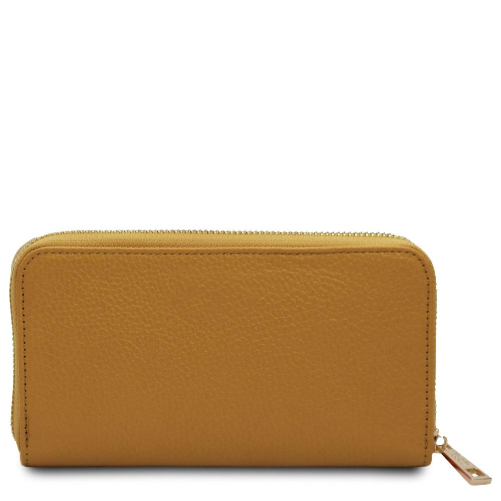 Tuscany Leather Esclusivo Portafogli in Pelle zip Around Saldi