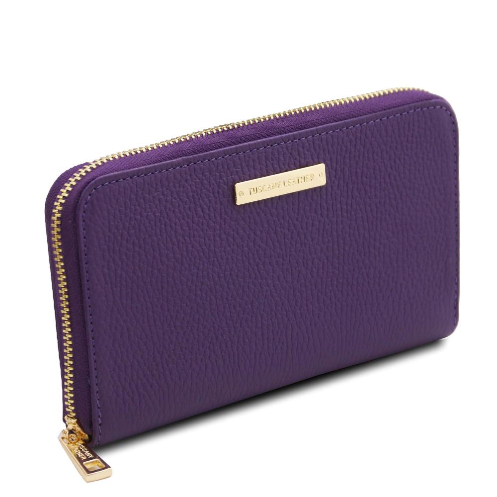 Tuscany Leather Esclusivo Portafogli in Pelle zip Around Hotsell