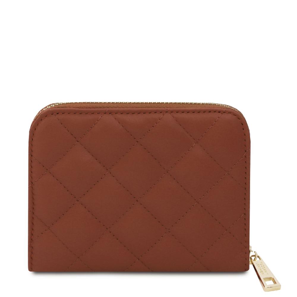 Tuscany Leather Esclusivo Portafogli in Pelle Morbida zip Around Negozio