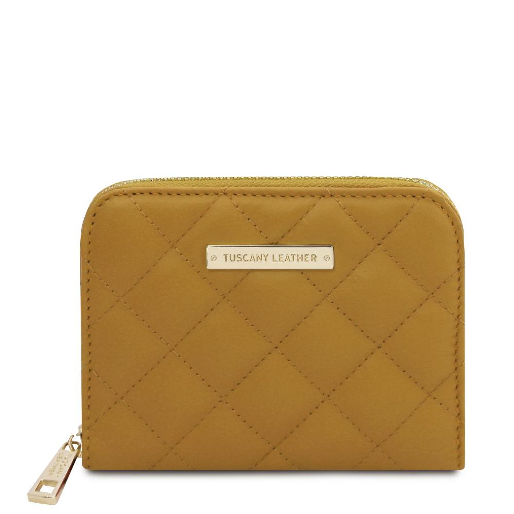 Tuscany Leather Esclusivo Portafogli in Pelle Morbida zip Around Sconto di tempo limitato