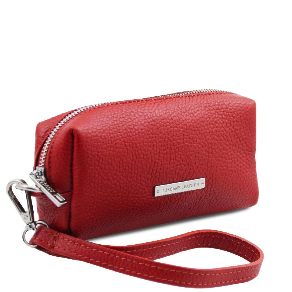 Tuscany Leather Trousse in Pelle Morbida Smaltimento dello stoccaggio
