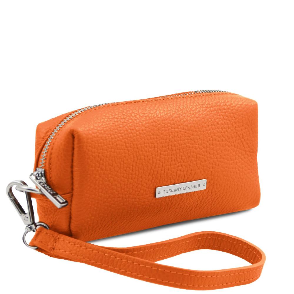 Tuscany Leather Trousse in Pelle Morbida Vendita calda