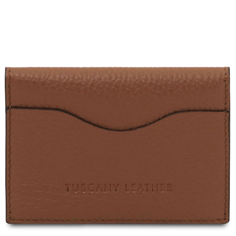 Tuscany Leather Porta Biglietti da Visita / Carte di Credito in Pelle Offerta temporanea