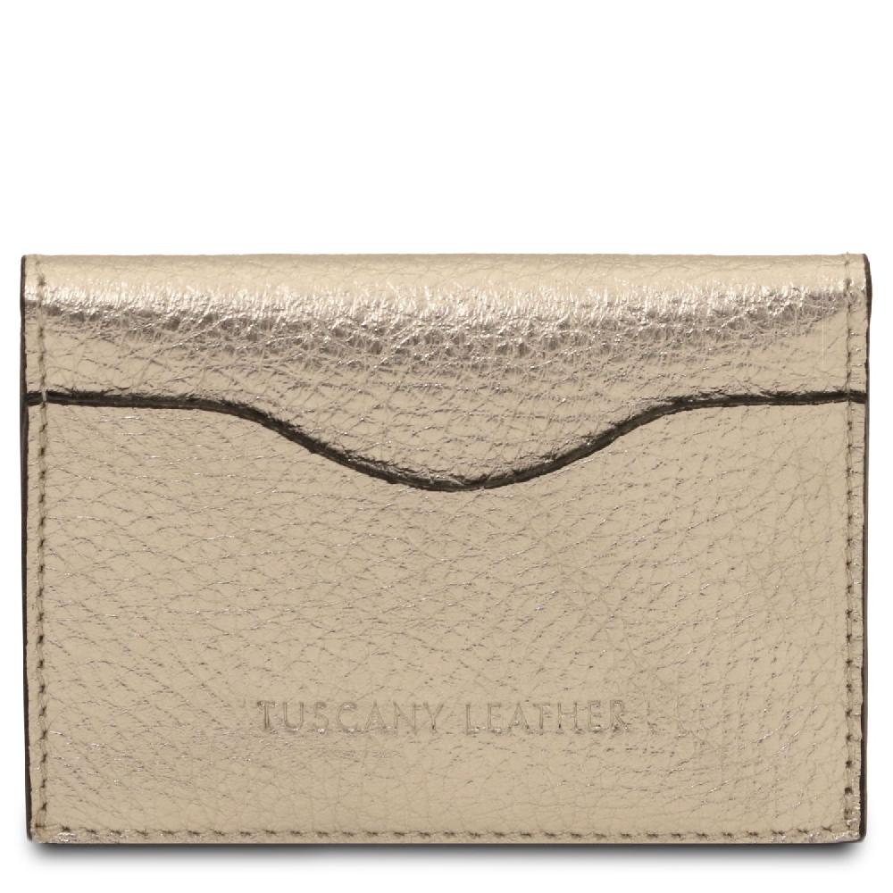 Tuscany Leather Porta Biglietti da Visita / Carte di Credito in Pelle Offerte esclusive