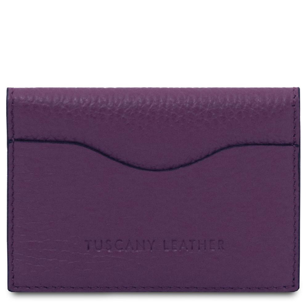 Tuscany Leather Porta Biglietti da Visita / Carte di Credito in Pelle Grandi sconti