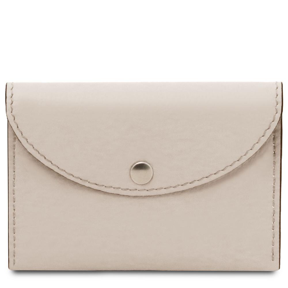 Tuscany Leather Porta Biglietti da Visita / Carte di Credito in Pelle Liquidazione