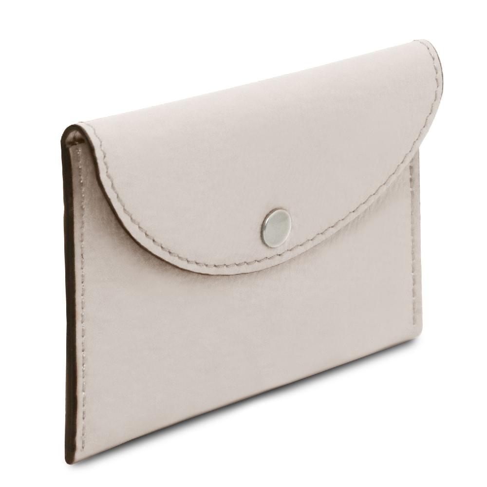 Tuscany Leather Porta Biglietti da Visita / Carte di Credito in Pelle Liquidazione