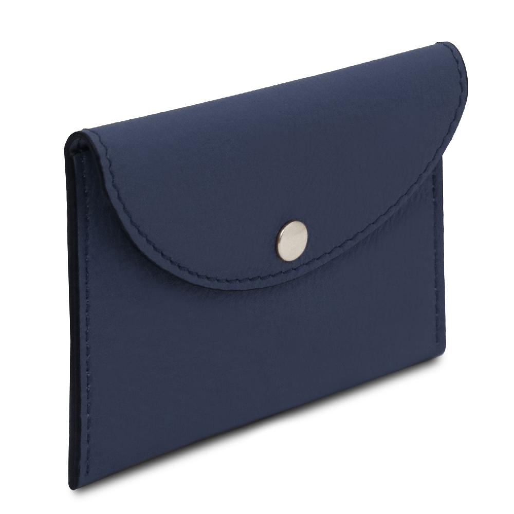 Tuscany Leather Porta Biglietti da Visita / Carte di Credito in Pelle Comprane uno, ottenene uno gratis