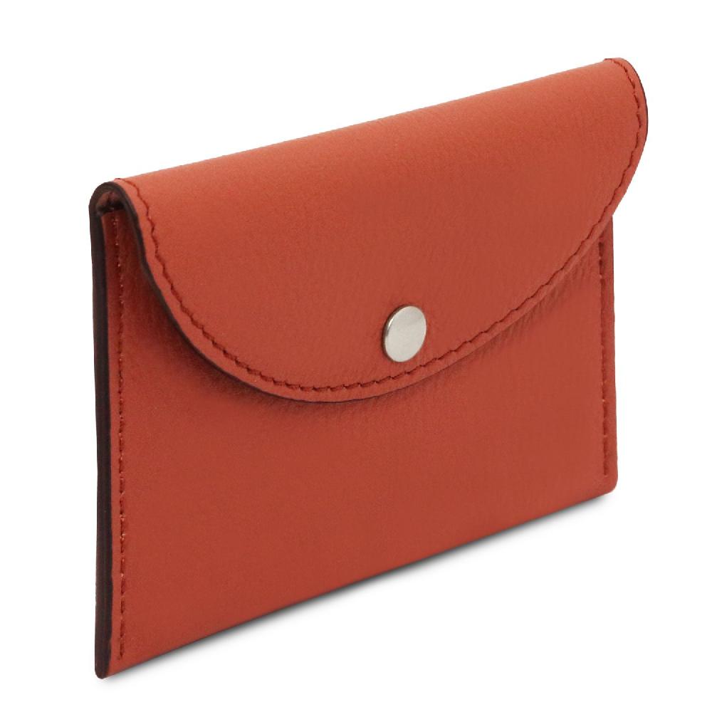 Tuscany Leather Porta Biglietti da Visita / Carte di Credito in Pelle Sconti VIP