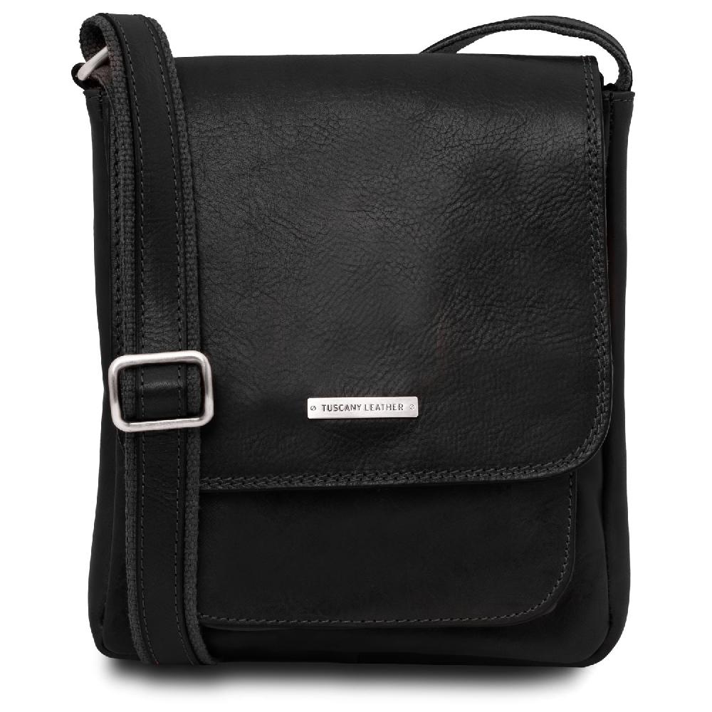 Tuscany Leather Borsello da Uomo in Pelle con Tasca Frontale Qualità