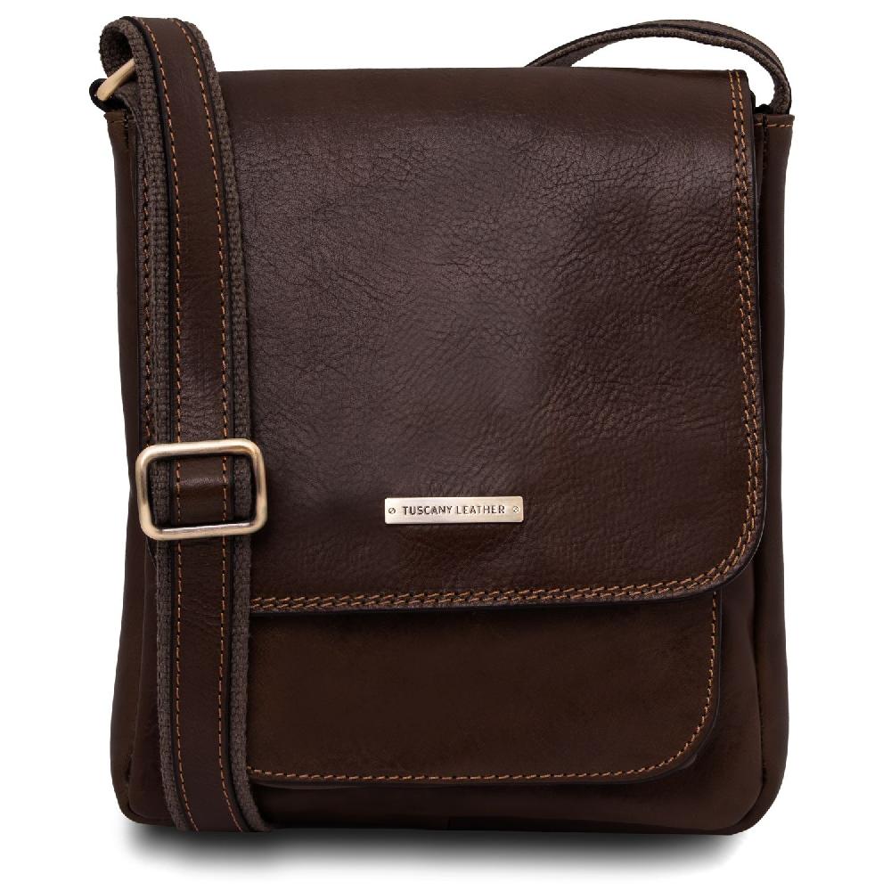 Tuscany Leather Borsello da Uomo in Pelle con Tasca Frontale Vendita