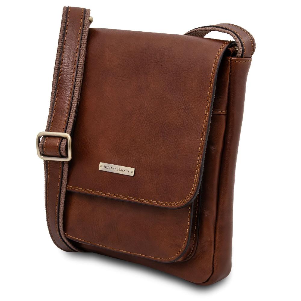 Tuscany Leather Borsello da Uomo in Pelle con Tasca Frontale Vendita