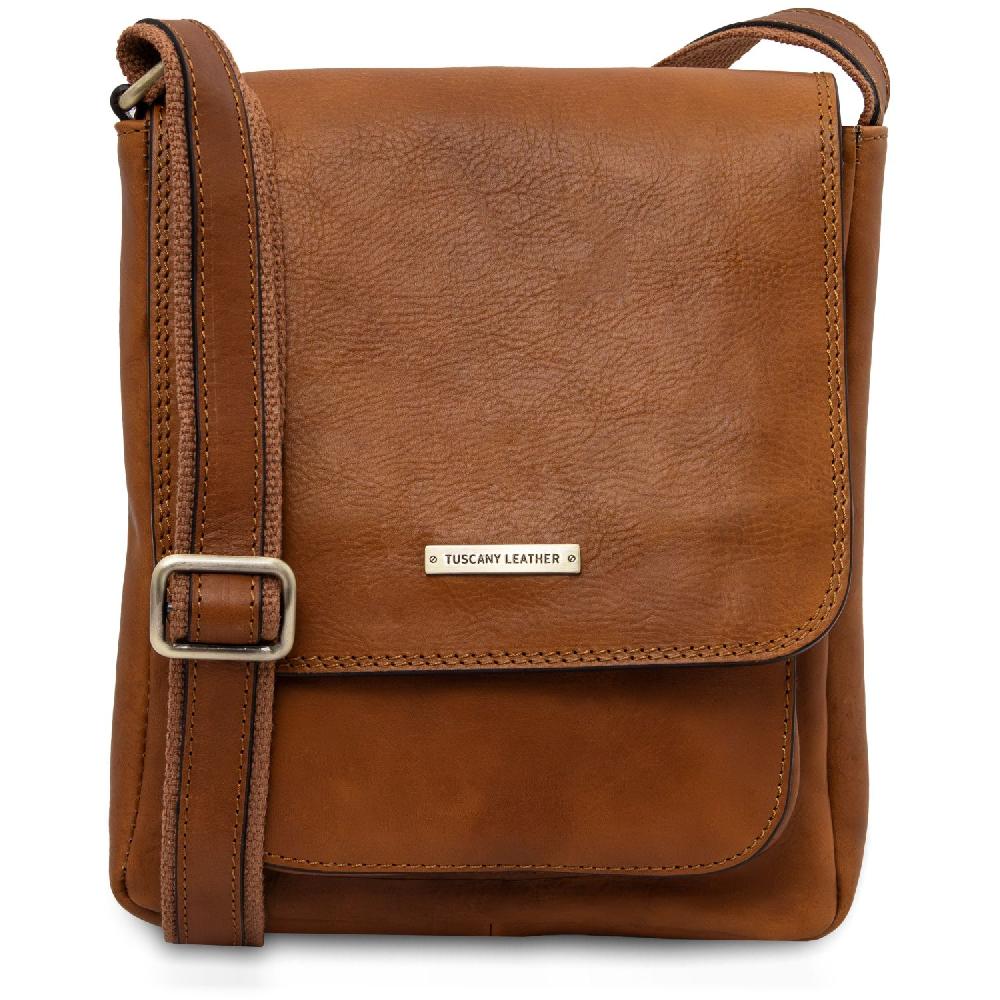 Tuscany Leather Borsello da Uomo in Pelle con Tasca Frontale Spedizione Gratuita