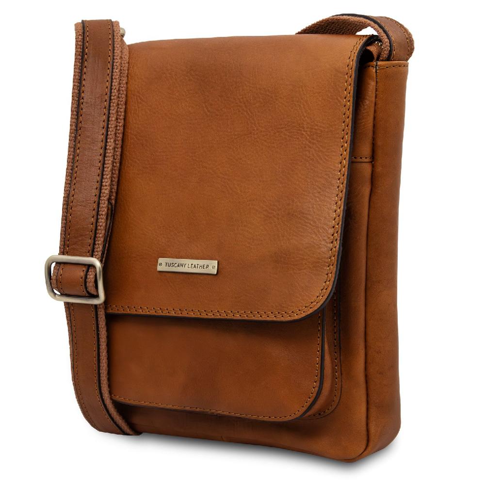 Tuscany Leather Borsello da Uomo in Pelle con Tasca Frontale Spedizione Gratuita