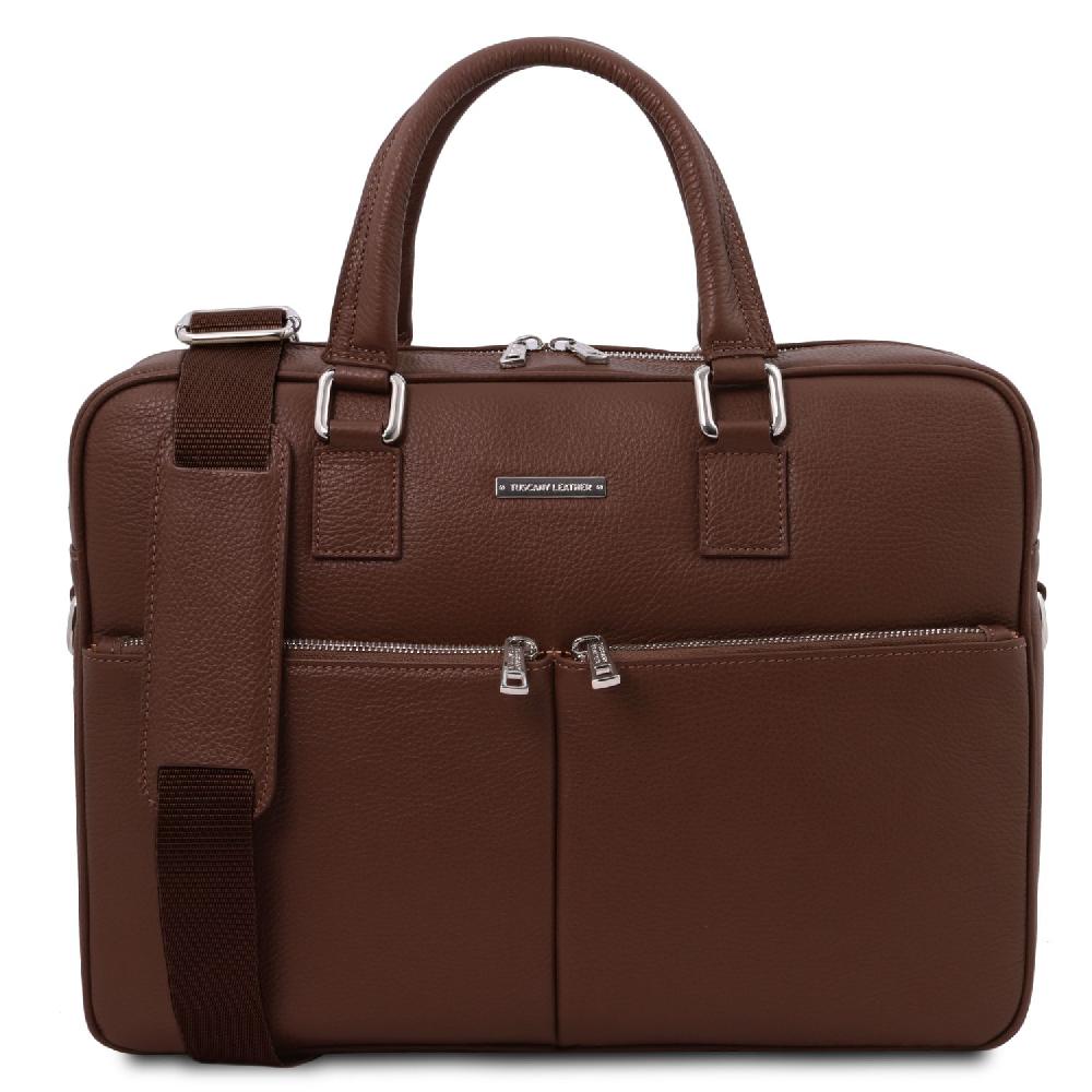 Tuscany Leather Borsa Porta Computer in Pelle Acquista Ora