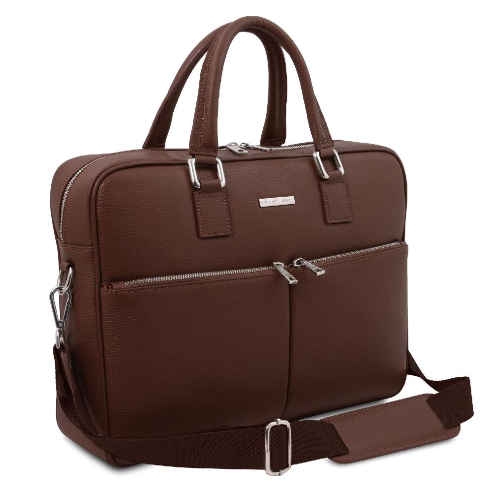 Tuscany Leather Borsa Porta Computer in Pelle Acquista Ora