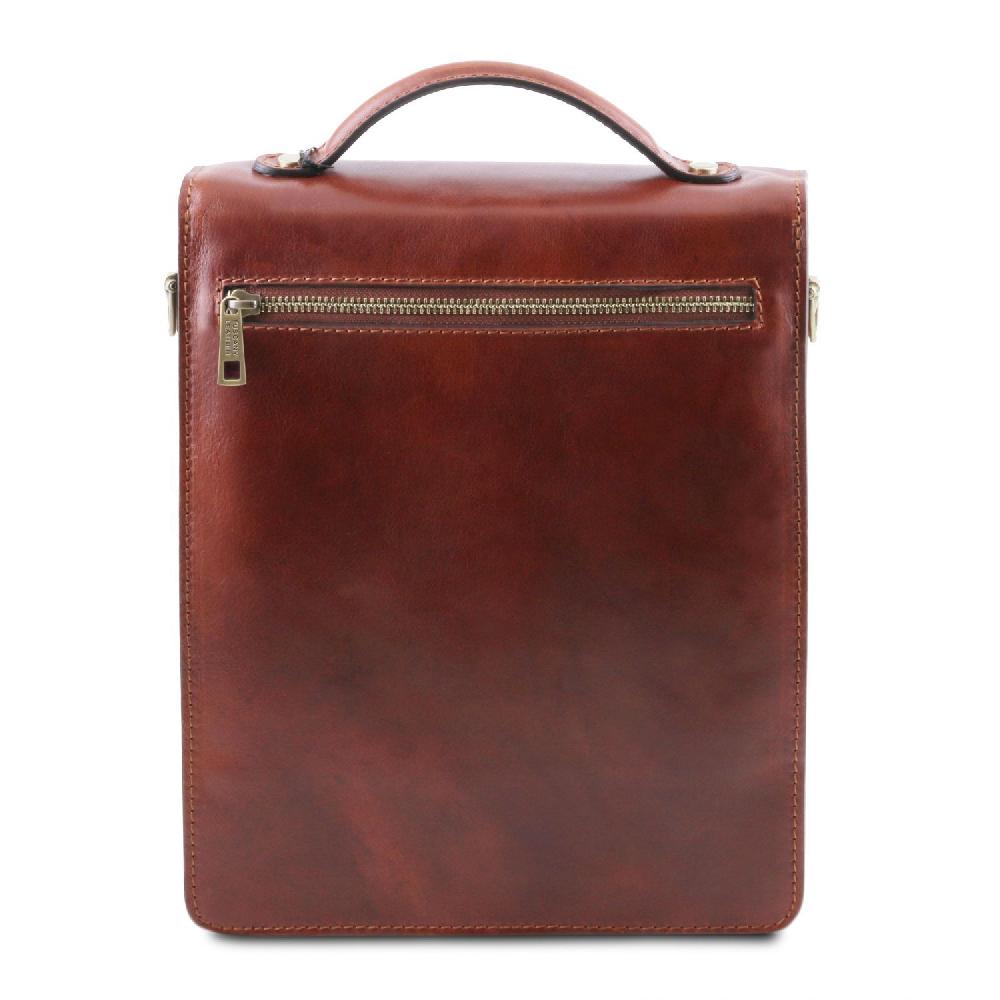 Tuscany Leather Borsello in Pelle a Tracolla - Misura Grande Shopping Online