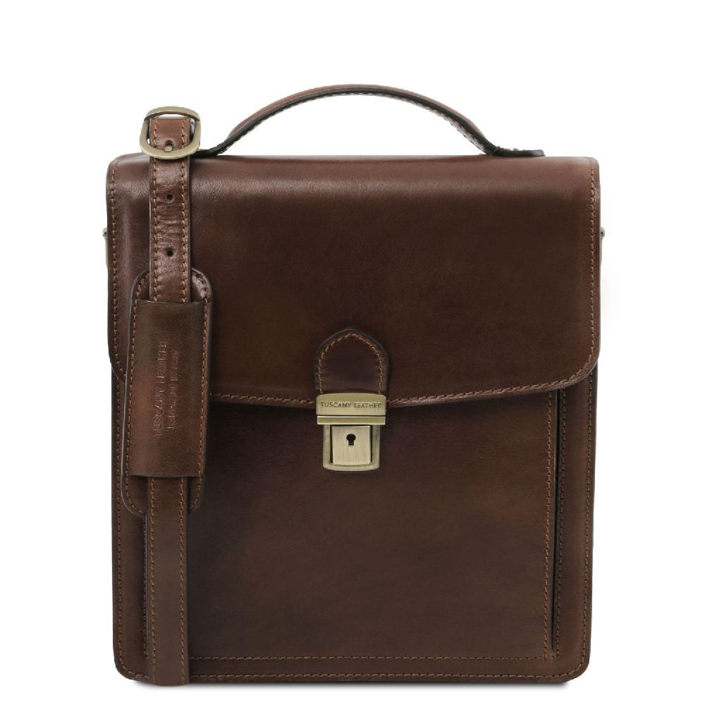 Tuscany Leather Borsello in Pelle a Tracolla - Misura Piccola