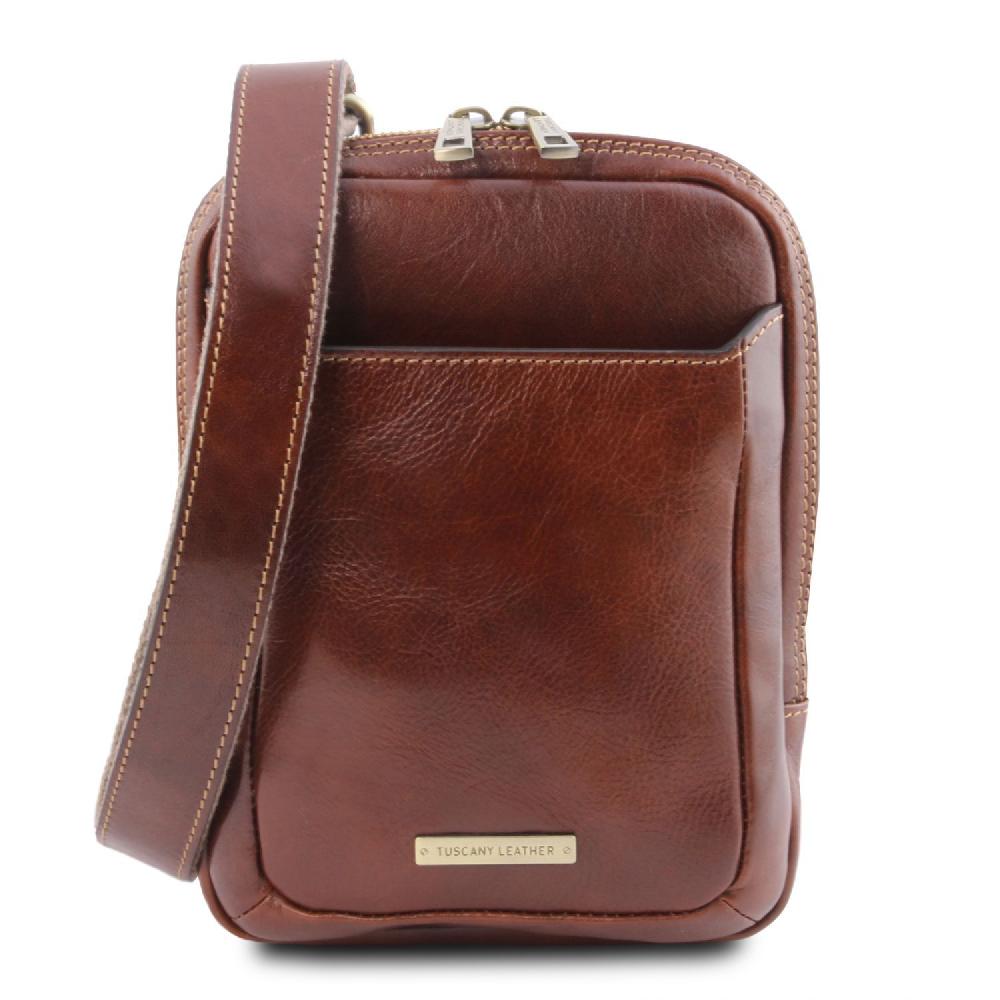 Tuscany Leather Borsello da Uomo in Pelle Outlet