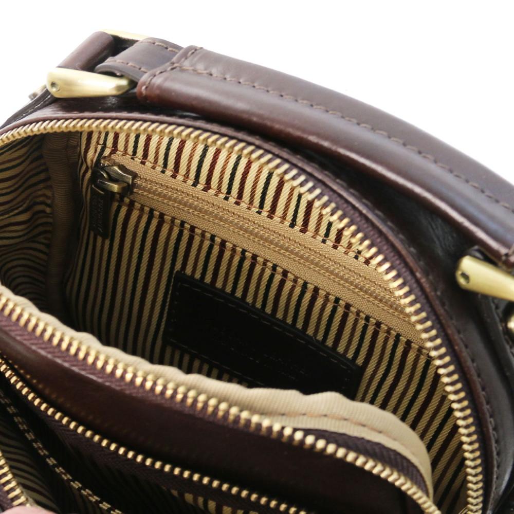 Tuscany Leather Borsello da Uomo in Pelle Saldi Di Fabbrica