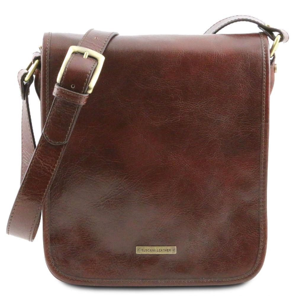 Tuscany Leather Borsa a Tracolla 2 Scomparti Nuova