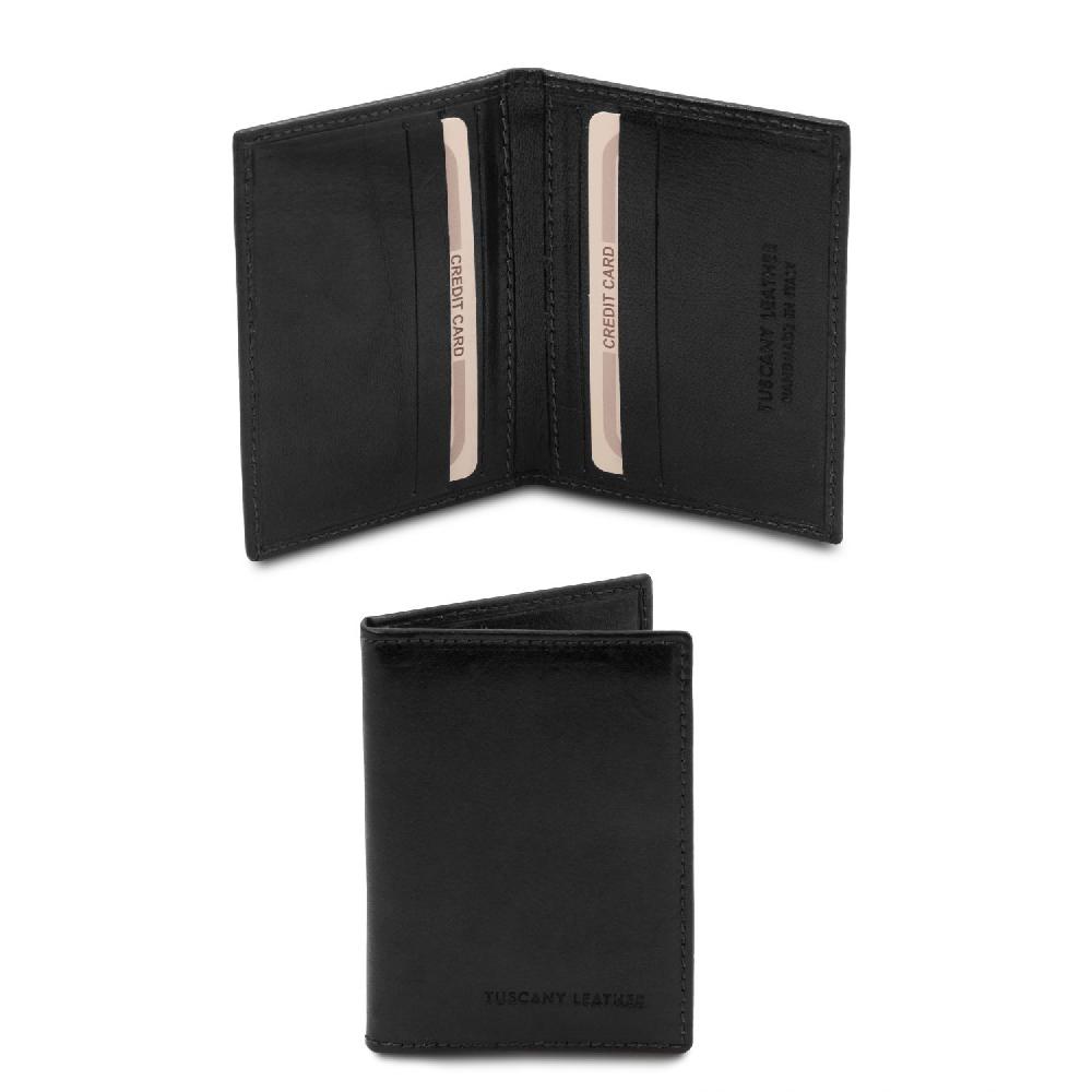 Tuscany Leather Esclusivo Portacarte in Pelle Prezzo di fabbrica