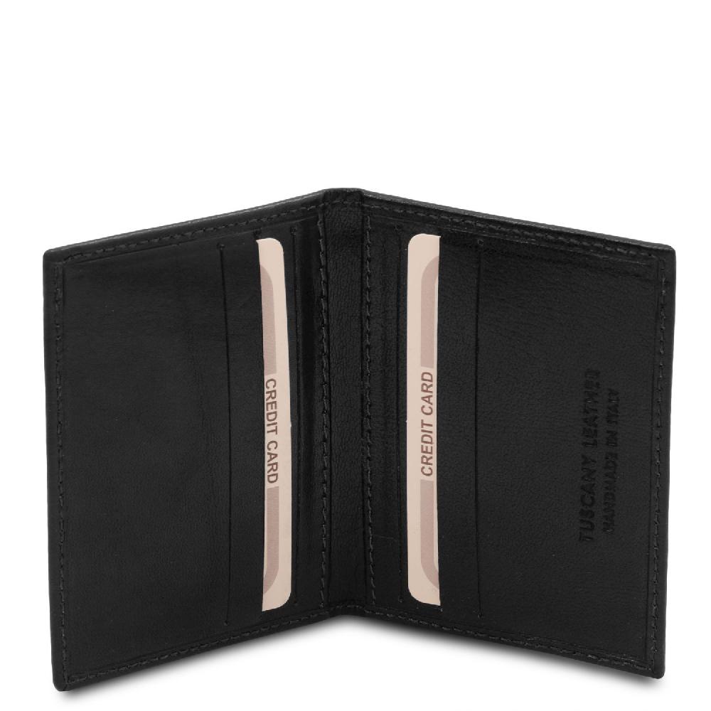 Tuscany Leather Esclusivo Portacarte in Pelle Prezzo di fabbrica