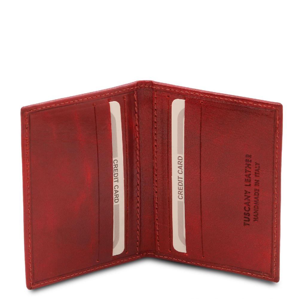 Tuscany Leather Esclusivo Portacarte in Pelle Grande vendita