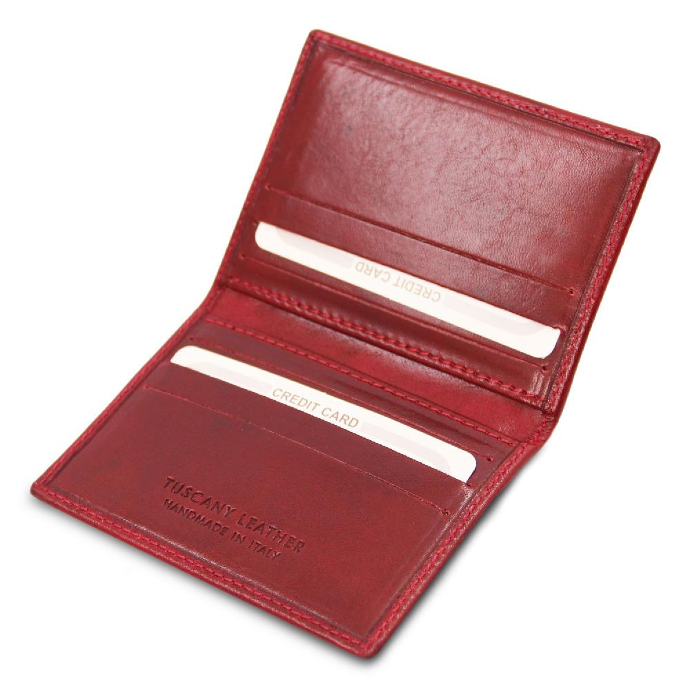 Tuscany Leather Esclusivo Portacarte in Pelle Grande vendita