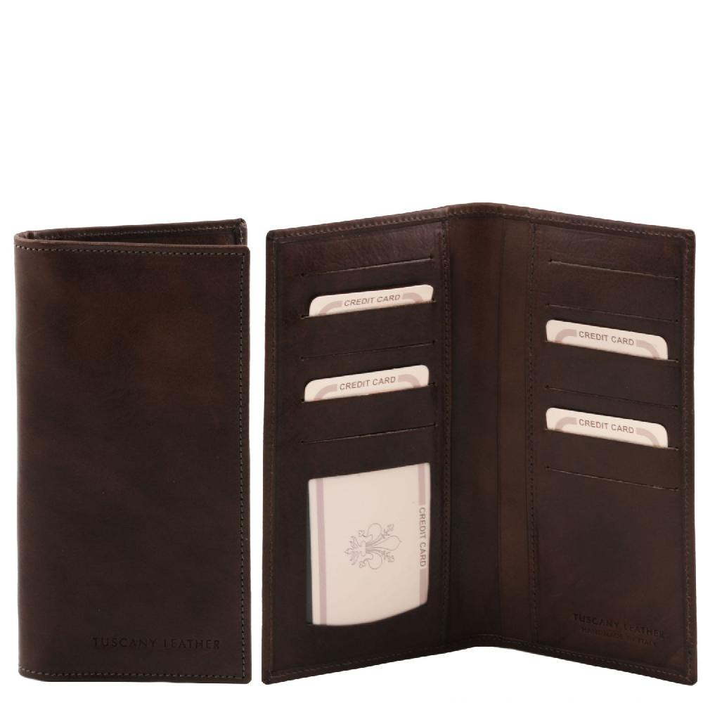 Tuscany Leather Esclusivo Portafoglio Verticale in Pelle 2 Ante Nuovi prodotti
