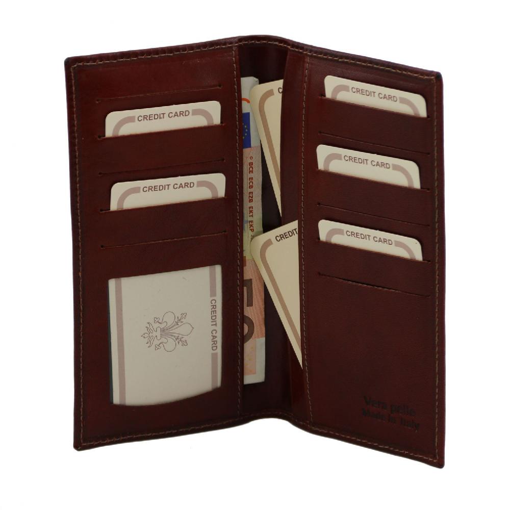 Tuscany Leather Esclusivo Portafoglio Verticale in Pelle 2 Ante Nuovi prodotti