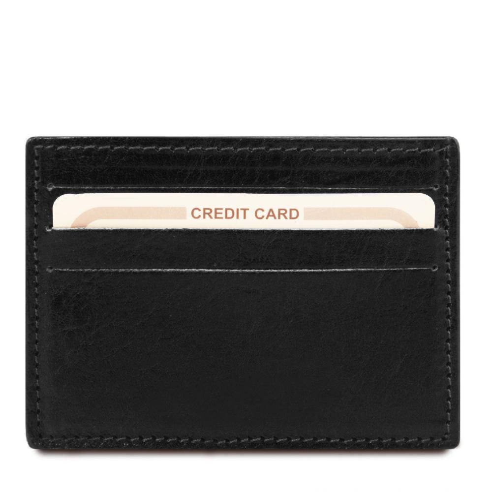 Tuscany Leather Esclusivo Portacarte di Credito in Pelle Offerte stagionali