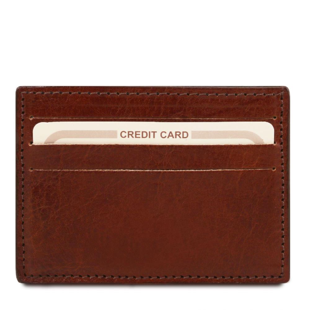 Tuscany Leather Esclusivo Portacarte di Credito in Pelle Comprane uno, ottenene uno gratis