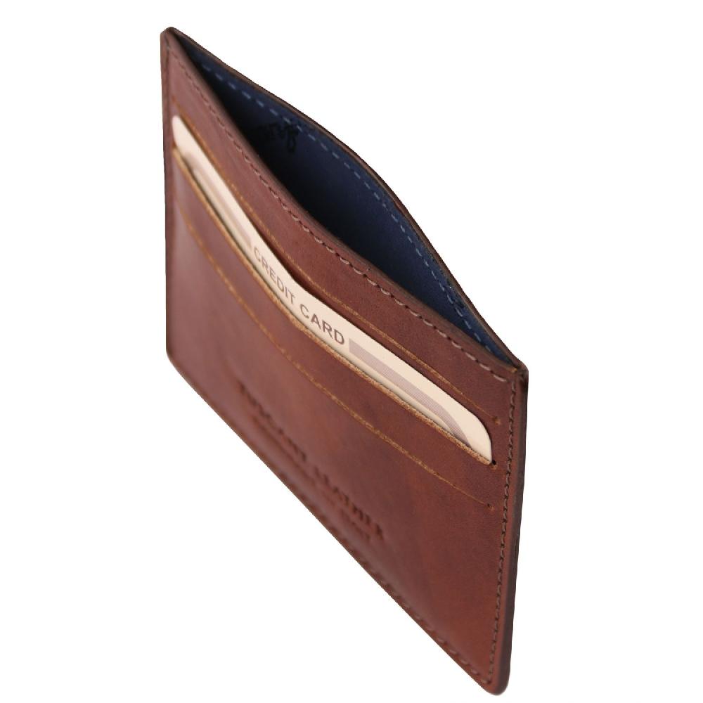 Tuscany Leather Esclusivo Portacarte di Credito in Pelle Comprane uno, ottenene uno gratis
