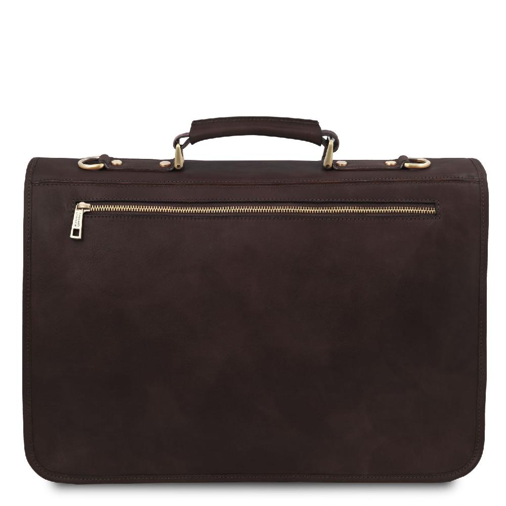 Tuscany Leather Borsa da Lavoro in Pelle Ritorno libero