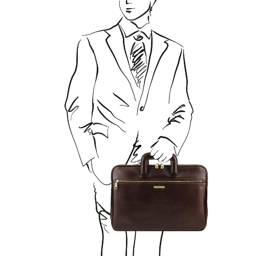 Tuscany Leather Cartella Portadocumenti in Pelle Latest stili